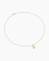 Cable Collectibles® Teen Dog Necklace in 18K Yellow Gold with Diamond